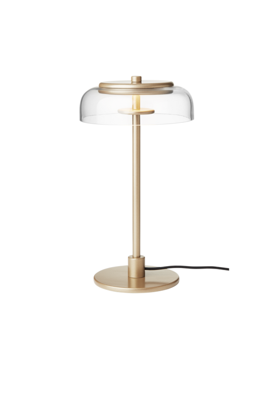 Blossi Table Small table lamp, nordic gold / clear • NUURA
