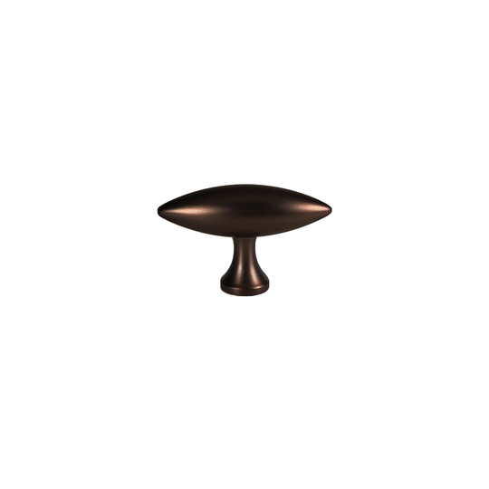 Nyholm cabinet knob, browned brass look – 56 mm