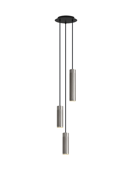 Patrone Cluster 3 pendant light, stainless steel look • Thorup Copenhagen