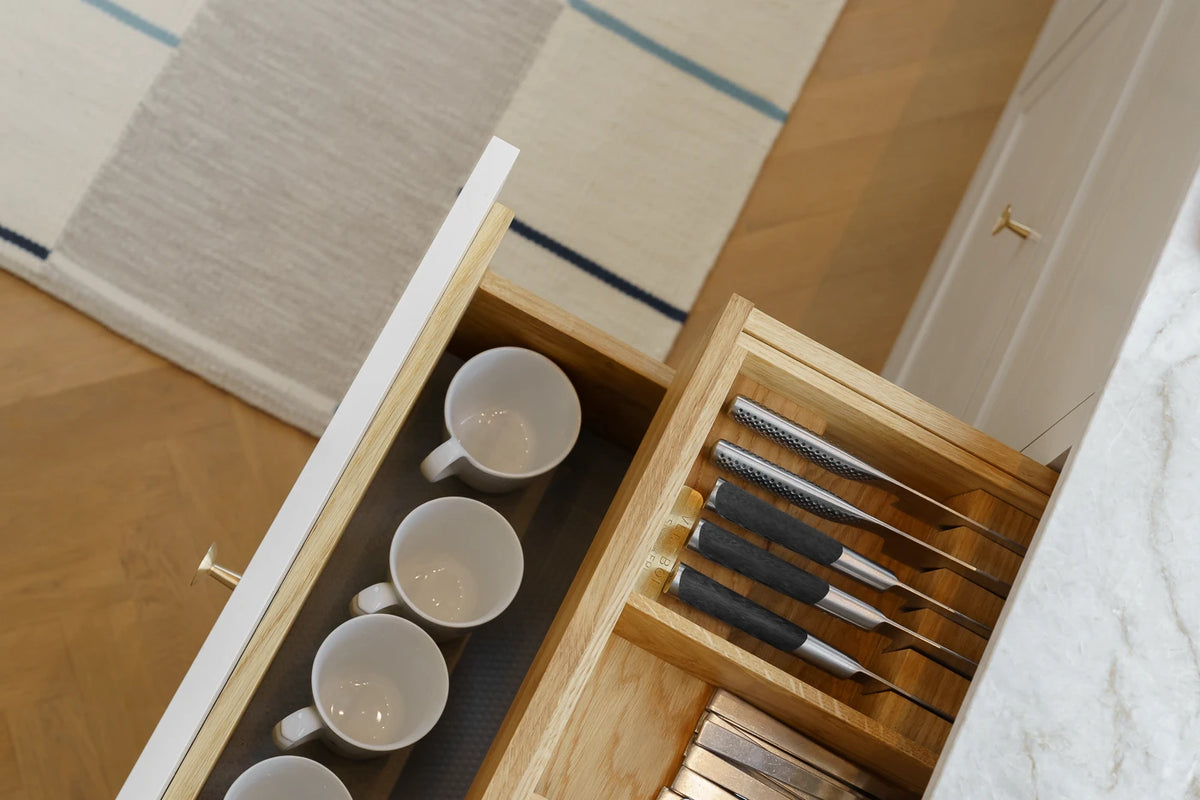 København cabinet knob, lacquered brushed brass – Ø 30 mm • Chr. Jørgensen