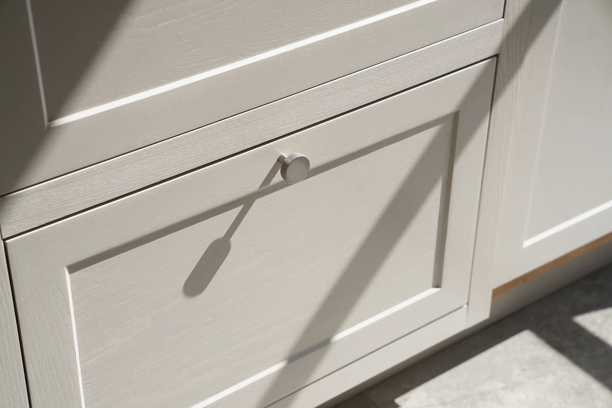 Østerbro diamond-cut cabinet knob in stainless steel look • Chr. Jørgensen