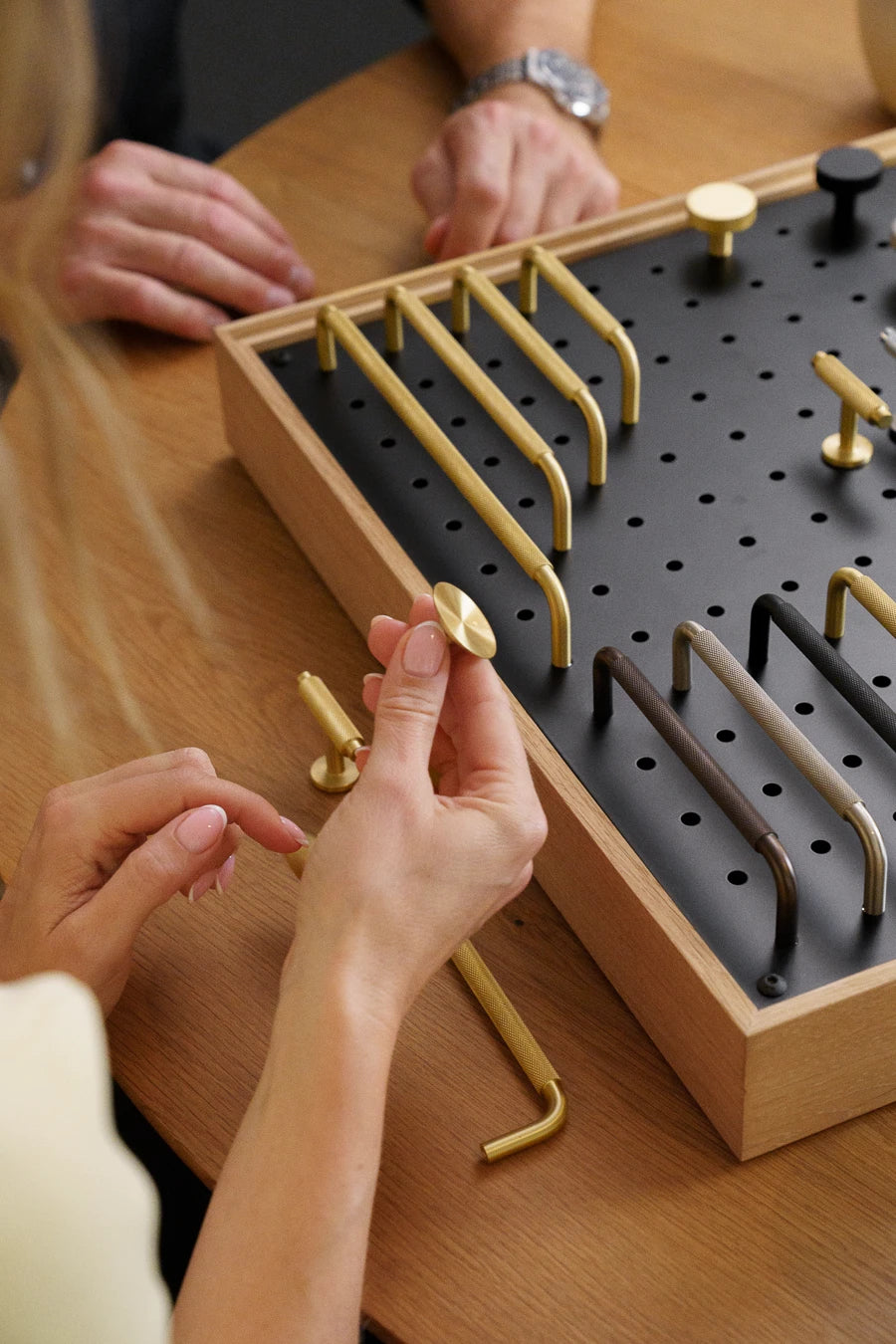 Østerbro diamond-cut cabinet handle in bronze / browned brass finish • Chr. Jørgensen