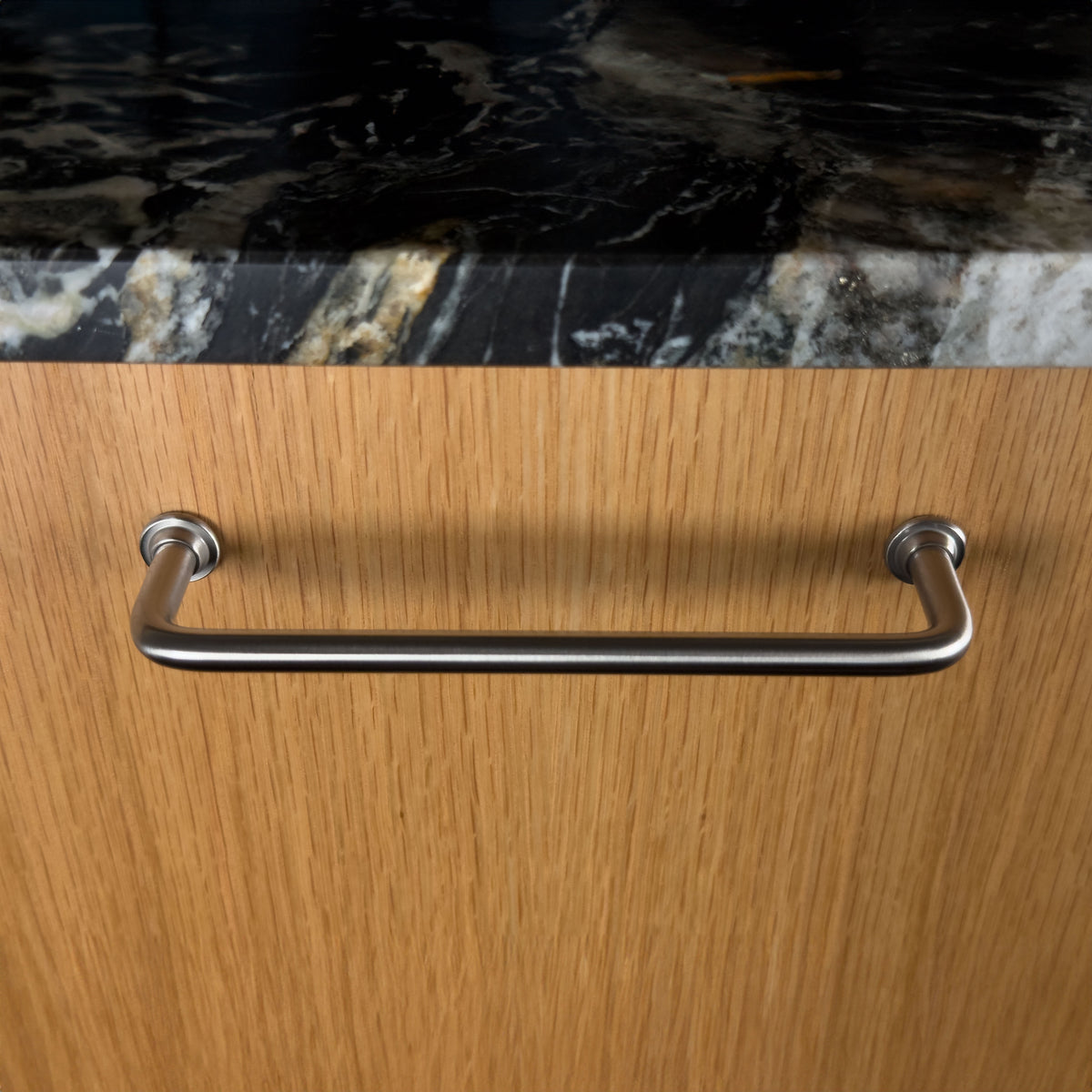 Frederiksberg cabinet handle in lacquered stainless steel look • Chr. Jørgensen