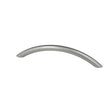 Christianshavn • Curved kitchen handle, stainless steel look