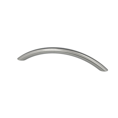 Christianshavn • Curved kitchen handle, stainless steel look