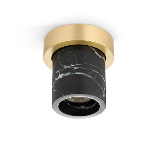Miss Marble spotlight, brass and ash • Design by Us