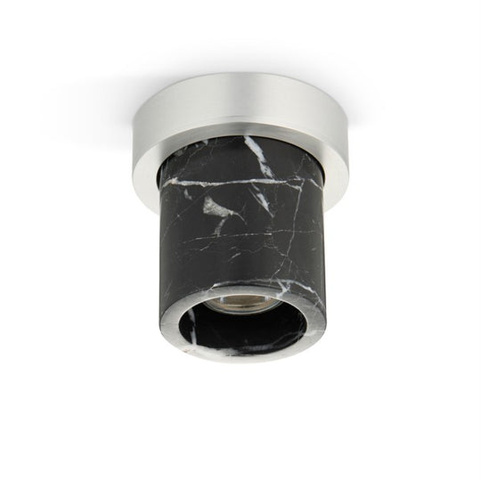 Miss Marble spotlight, stainless steel look and ash • Design by Us