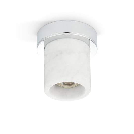 Miss Marble spotlight, chrome and white Carrara • Design by Us