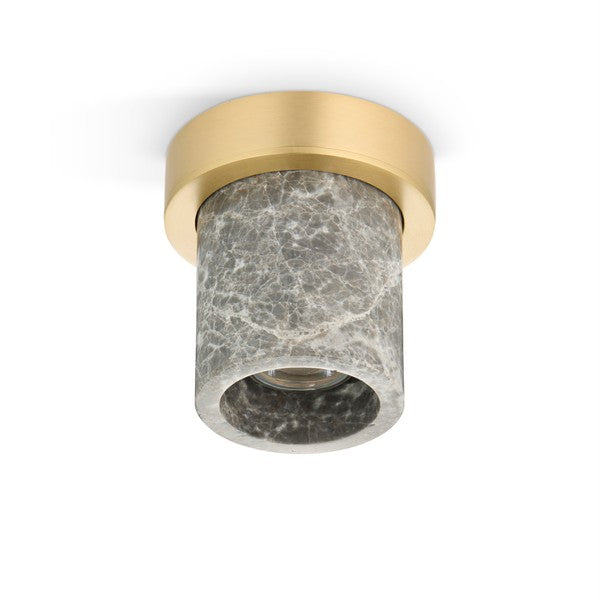 Miss Marble spotlight, brass and grey • Design by Us