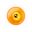 New Wave Optic Wall wall light, amber • Design by Us