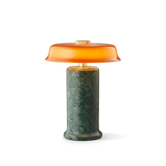 TRIP No. 2 portable table lamp, moss/amber • Design by Us