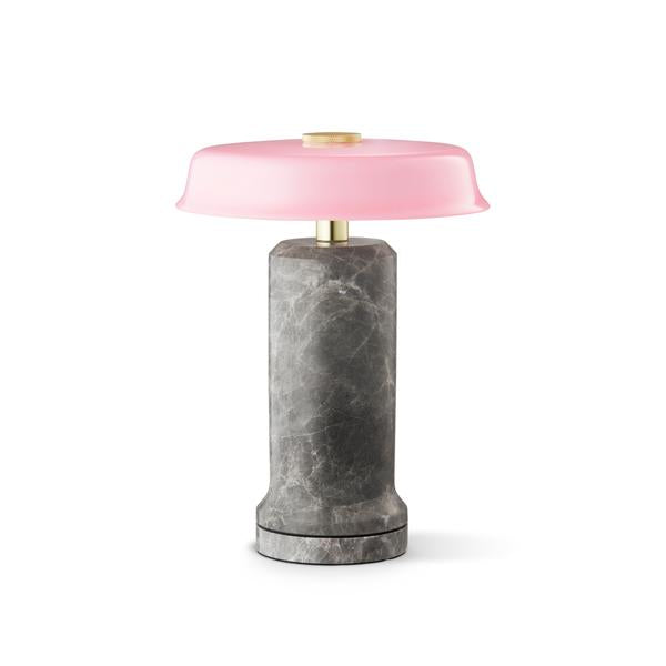 TRIP No. 2 portable bordlampe, silver/rose• Design by Us - Copenhagenhomedesign