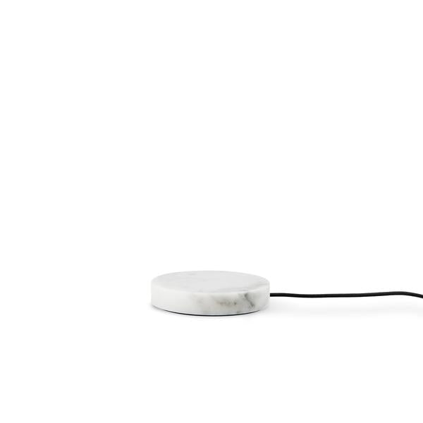 TRIP No. 2 portable bordlampe, hvid carrara/opal glossy • Design by Us - Copenhagenhomedesign