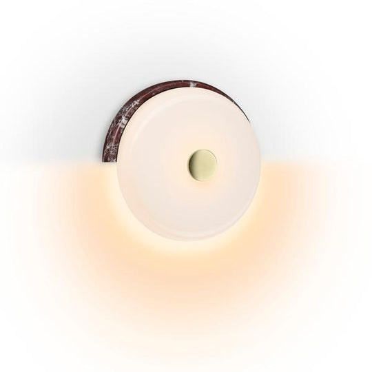 TRIP Wall wall light, burgundy/opal glossy • Design by Us
