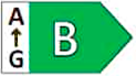 Energy class B on a scale from A to G