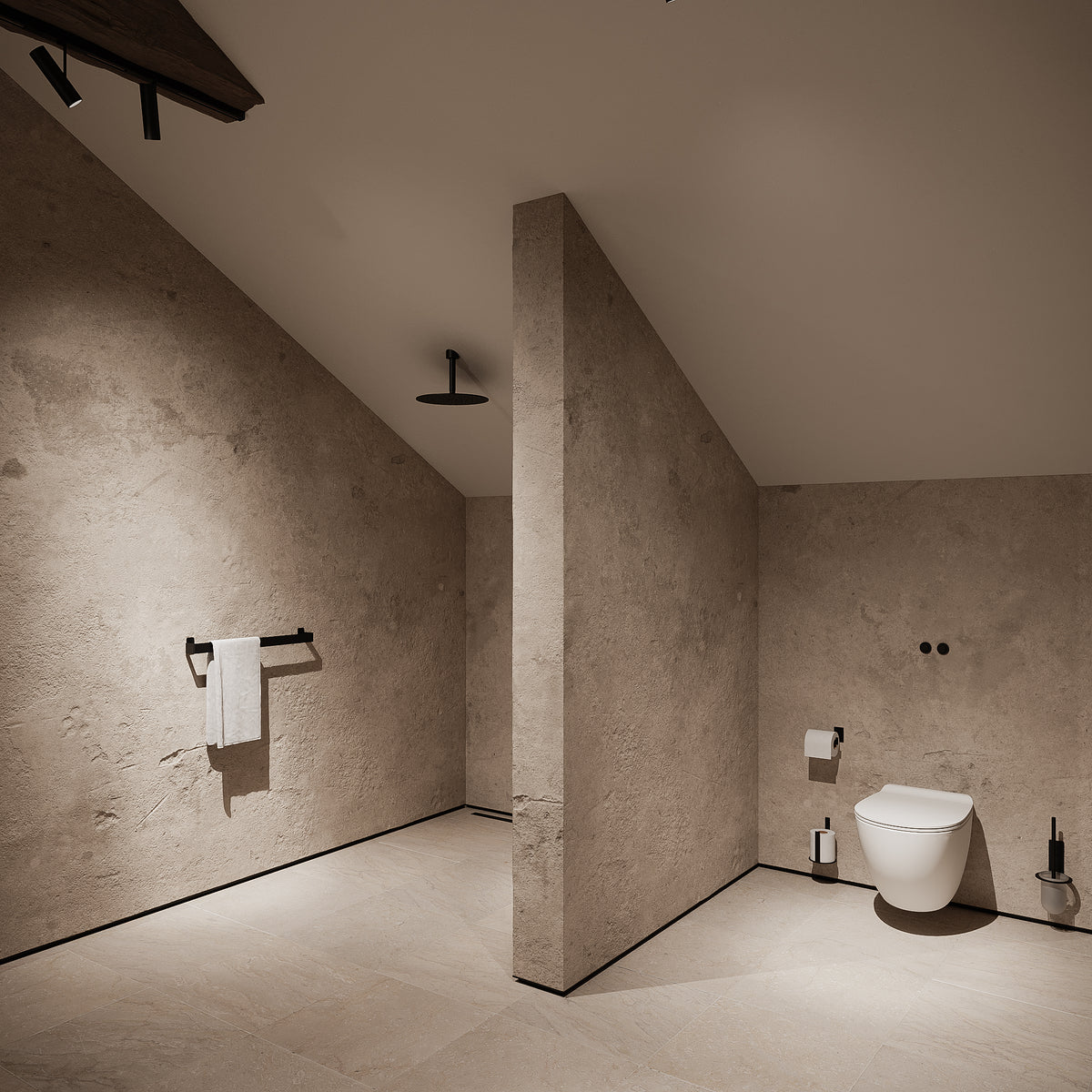 Håndklædeholder, sort • NICHBA - Copenhagenhomedesign