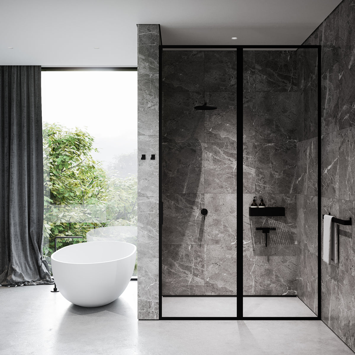 Håndklædeholder, sort • NICHBA - Copenhagenhomedesign