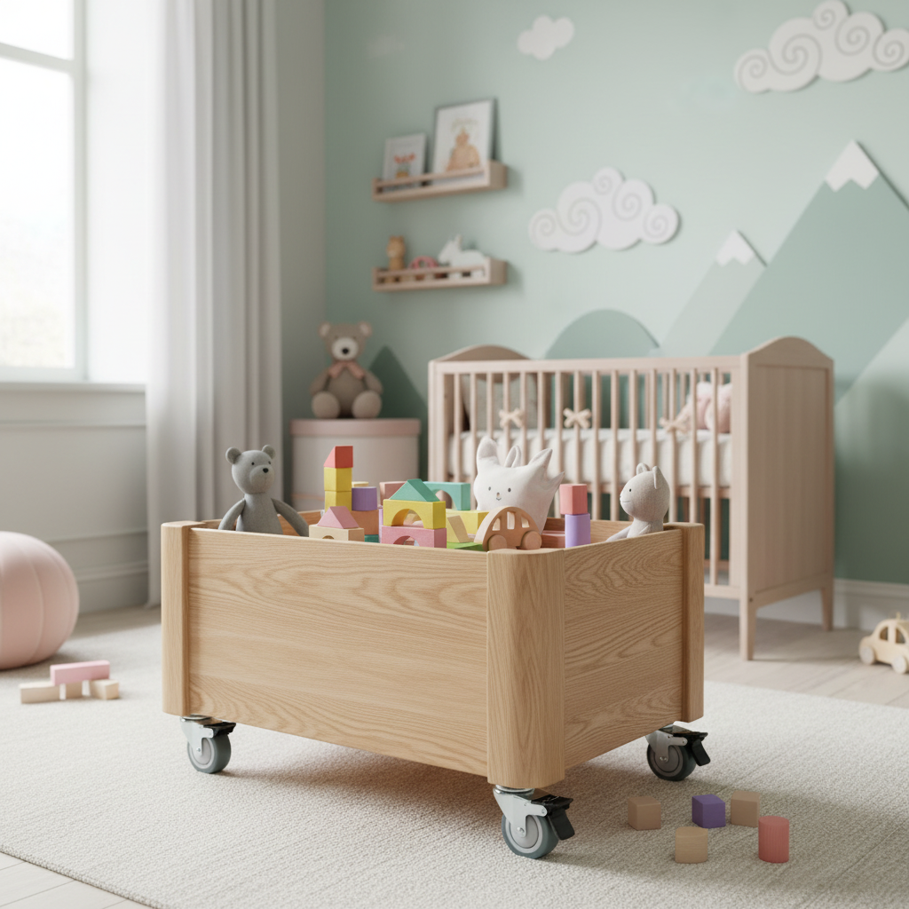 Hamborg - møbelhjul i Ø75 mm med bremse - Copenhagenhomedesign