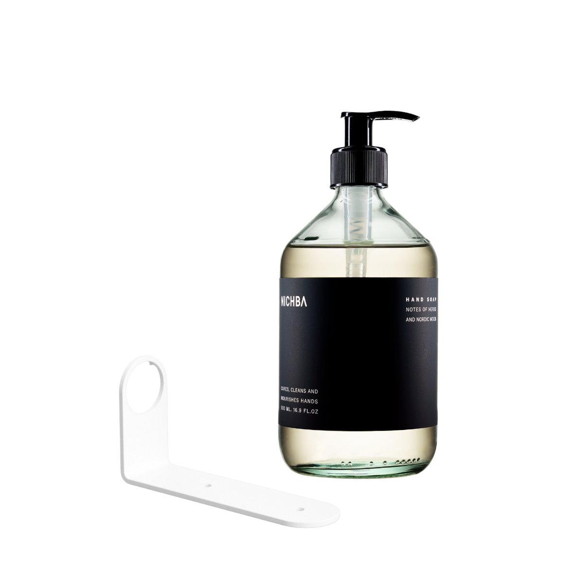 Sæbeholder, hvid • NICHBA - Copenhagenhomedesign