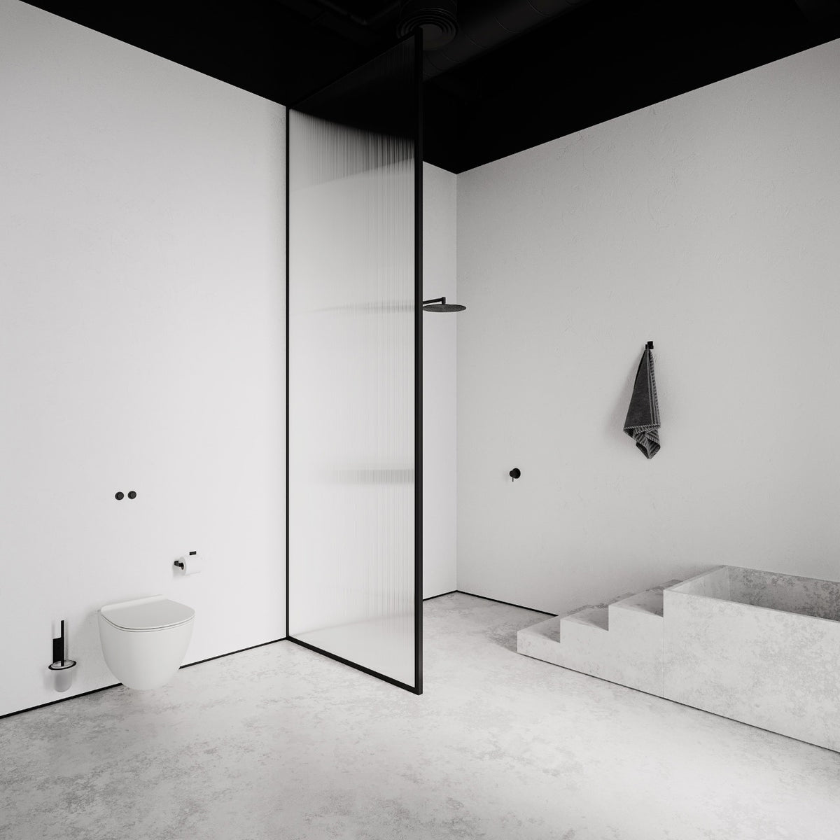Toiletbørste, sort • NICHBA - Copenhagenhomedesign