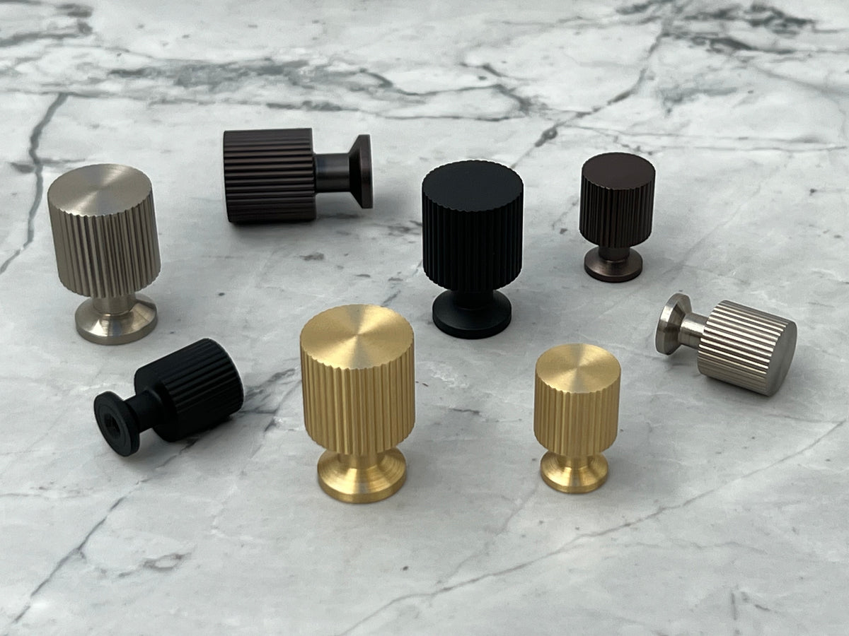 Møbelknop i mat sort, 33 mm - Marienlund • Chr. Jørgensen - Copenhagenhomedesign