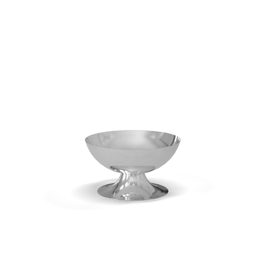 Stainless steel ice cream cup, low • NICHBA