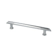 Kvistgård • Bar handle with angled edges, matt chrome