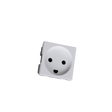 Socket module, Danish standard, type K, white • Buster + Punch