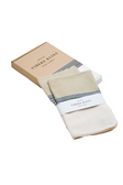 Tea towels (2 pcs.), olive/black/white • NORDICMODERN