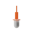 Toilet brush, orange • NICHBA