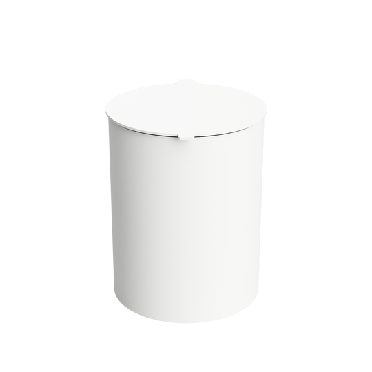Bathroom bin, white • NICHBA