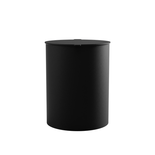 Bathroom bin, black • NICHBA