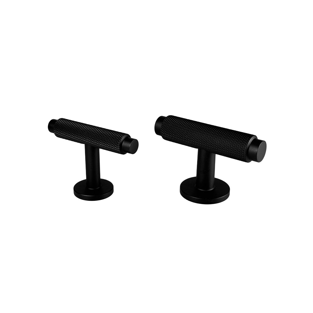 Nørrebro T-bar cabinet knob, black, 50 mm • Chr. Jørgensen
