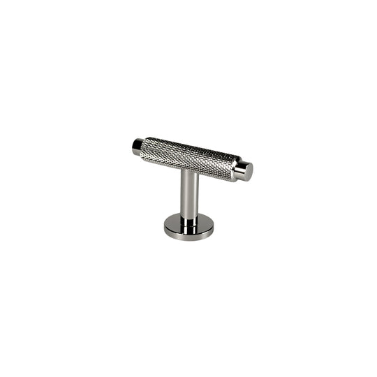 Nørrebro T-bar cabinet knob, polished nickel, 50 mm