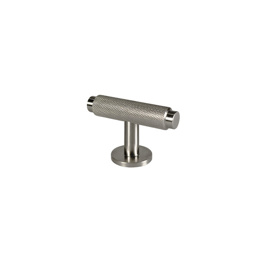 Nørrebro T-bar cabinet knob, stainless steel look, 56 mm