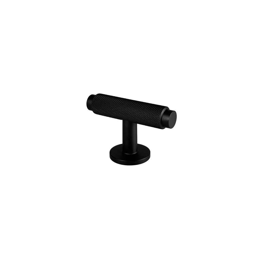 Nørrebro T-bar cabinet knob, black, 56 mm • Chr. Jørgensen