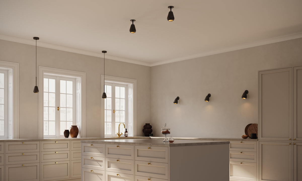 Anoli Spot Recessed indbygningsspot, sort • NUURA - Copenhagenhomedesign