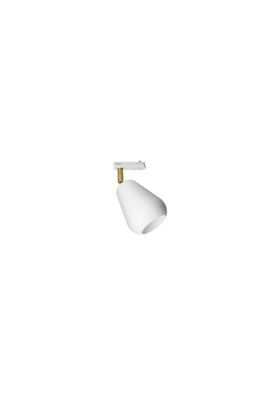 Anoli Spot Track til skinne, nordic gold / hvid • NUURA - Copenhagenhomedesign