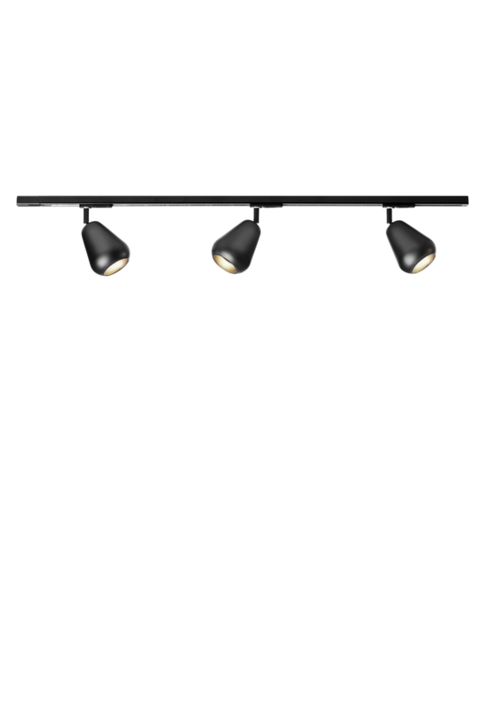 Anoli Spot Track (3 lights + track), black • NUURA