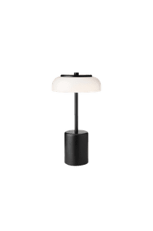 Blossi Table Mini, portable table lamp, black / opal • NUURA