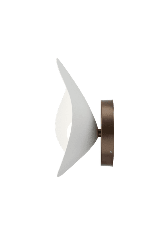 Florii 1 Wall væglampe, dark bronze / hvid • NUURA - Copenhagenhomedesign