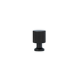 Nyboder diamond-cut cabinet knob, matt black – height 25 mm • Chr. Jørgensen