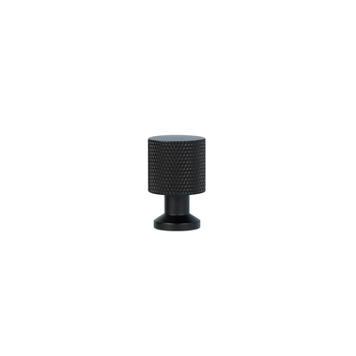 Nyboder diamond-cut cabinet knob, matt black – height 25 mm • Chr. Jørgensen