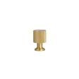Nyboder diamond-cut cabinet knob, lacquered brass – height 25 mm • Chr. Jørgensen