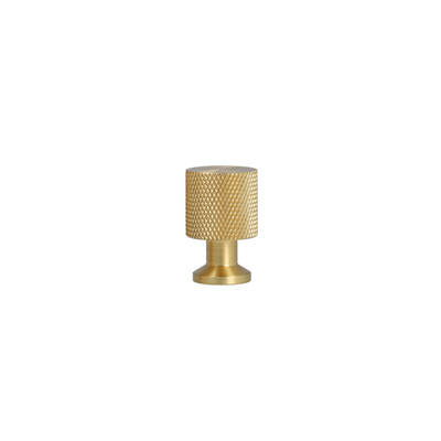 Nyboder diamond-cut cabinet knob, lacquered brass – height 25 mm • Chr. Jørgensen