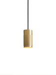 Patrone Small pendant light, untreated brass • Thorup Copenhagen