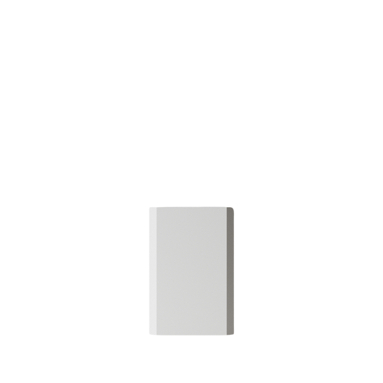 Metal wastepaper bin, white • NICHBA
