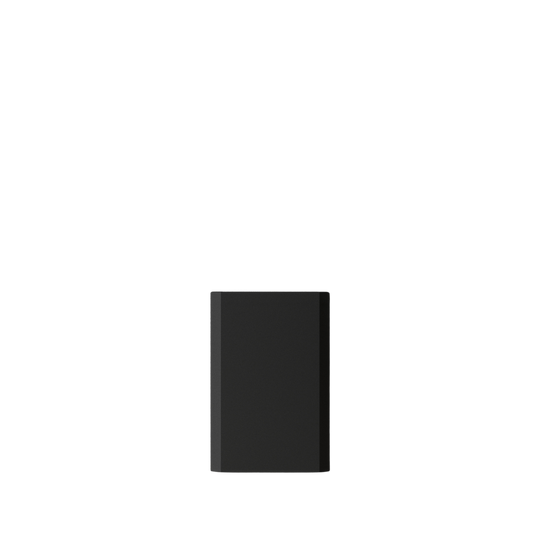 Metal wastepaper bin, black • NICHBA
