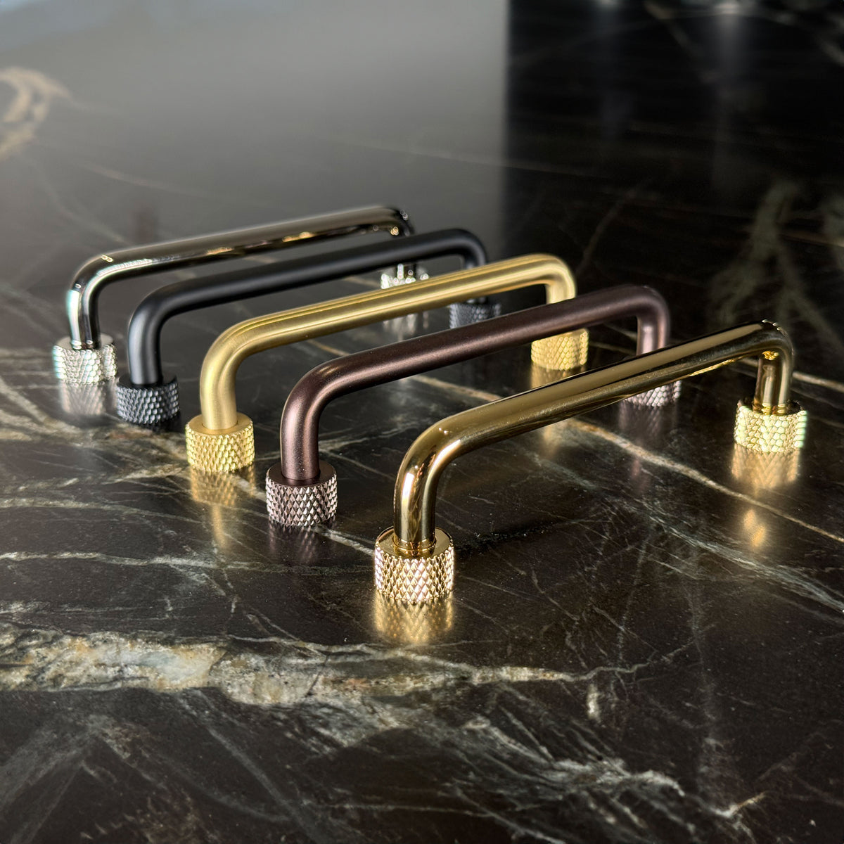 Trianglen cabinet handle, polished gold-look PVD • Chr. Jørgensen