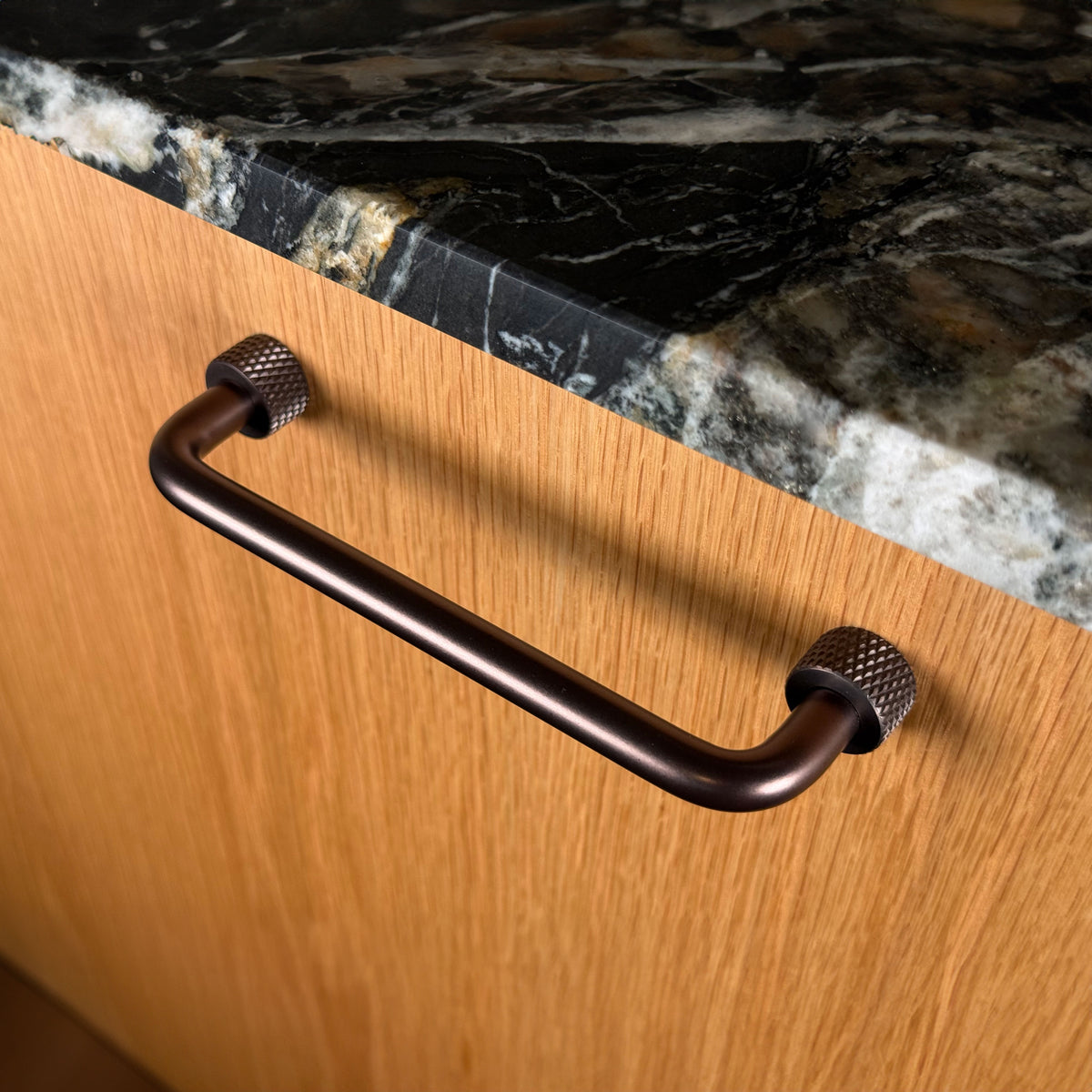 Trianglen cabinet handle, browned brass-look OBD • Chr. Jørgensen